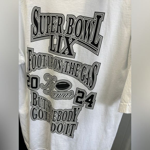 Kendrick Lamar x Willy Chavarria Super Bowl LIX T-shirt Large - Picture 3 of 12